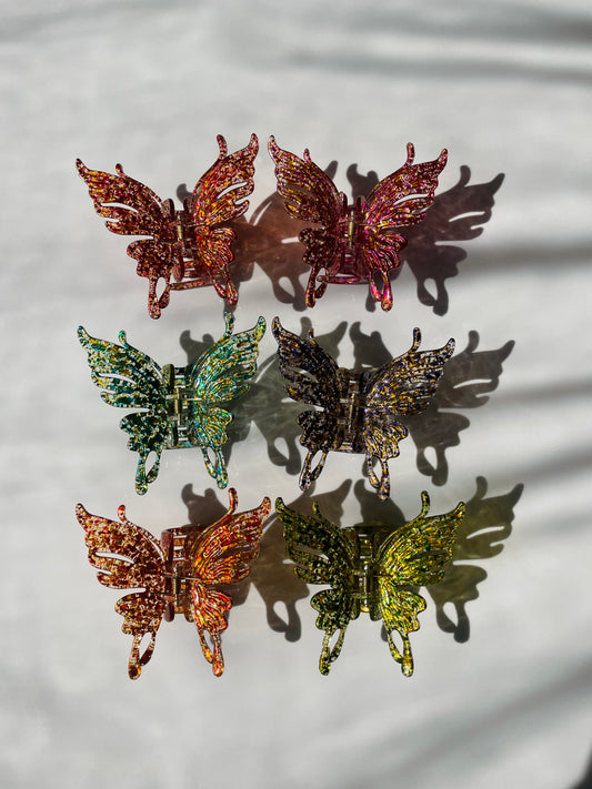 XL Glitter Wing Butterflies