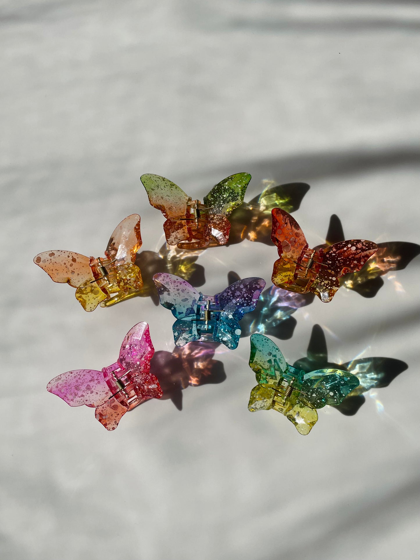 Splash Glass Butteflies