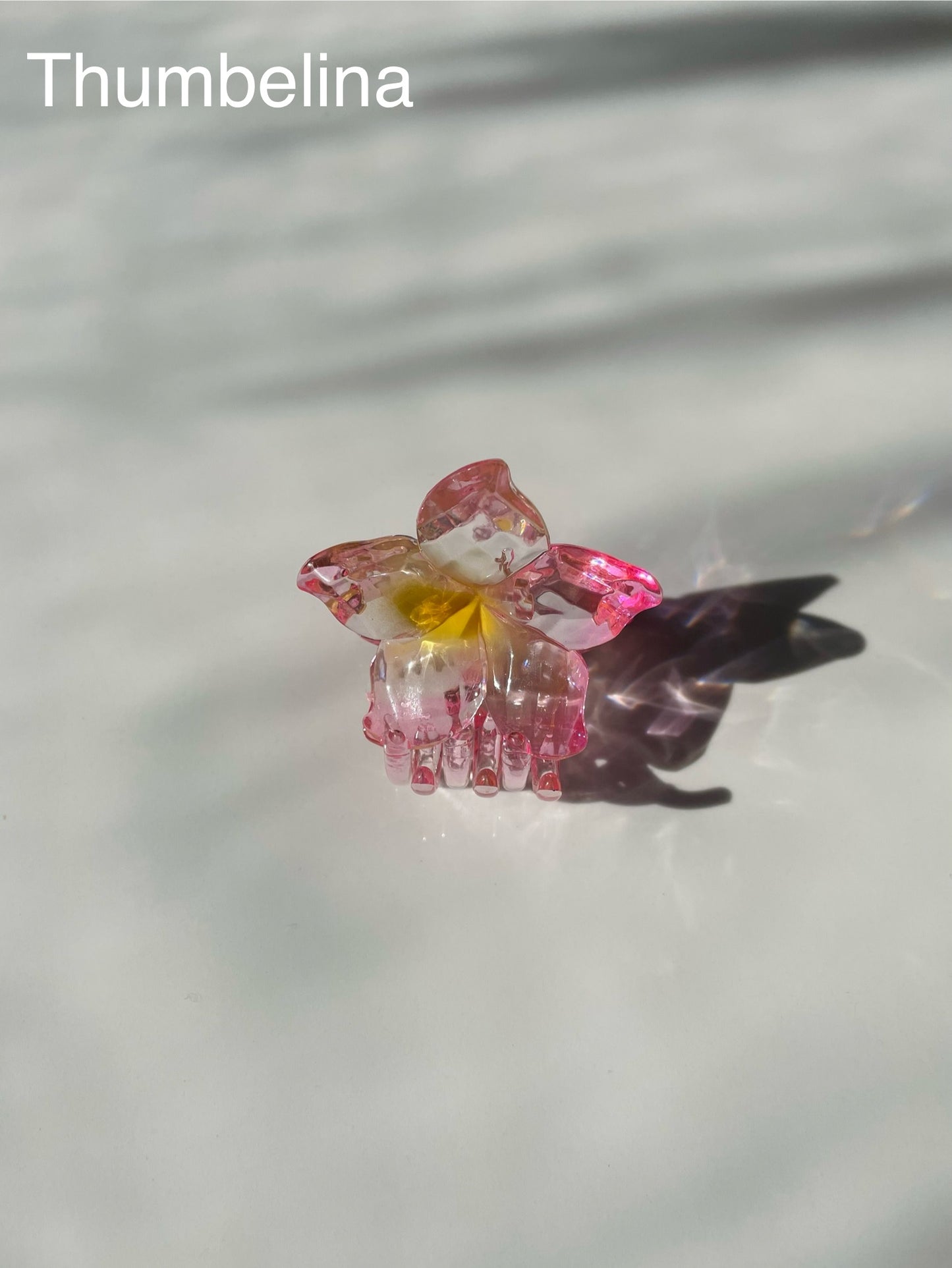 Glass Flower Clips