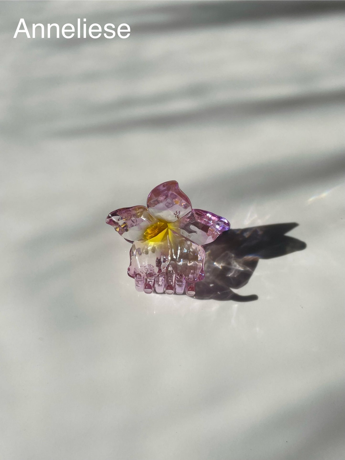 Glass Flower Clips