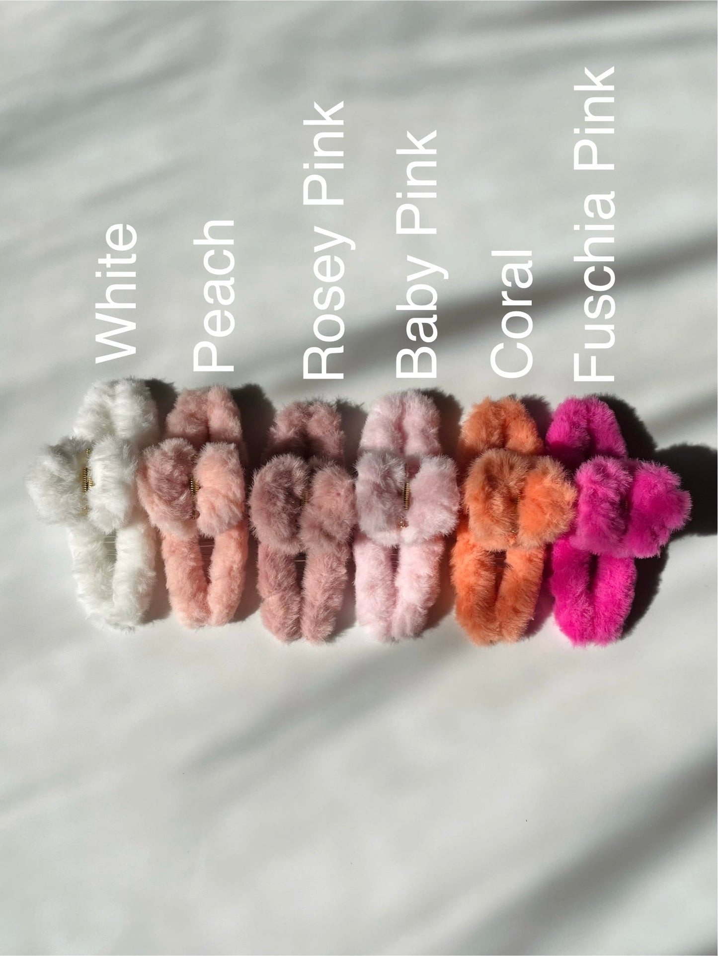 Fluffy Claw Clips