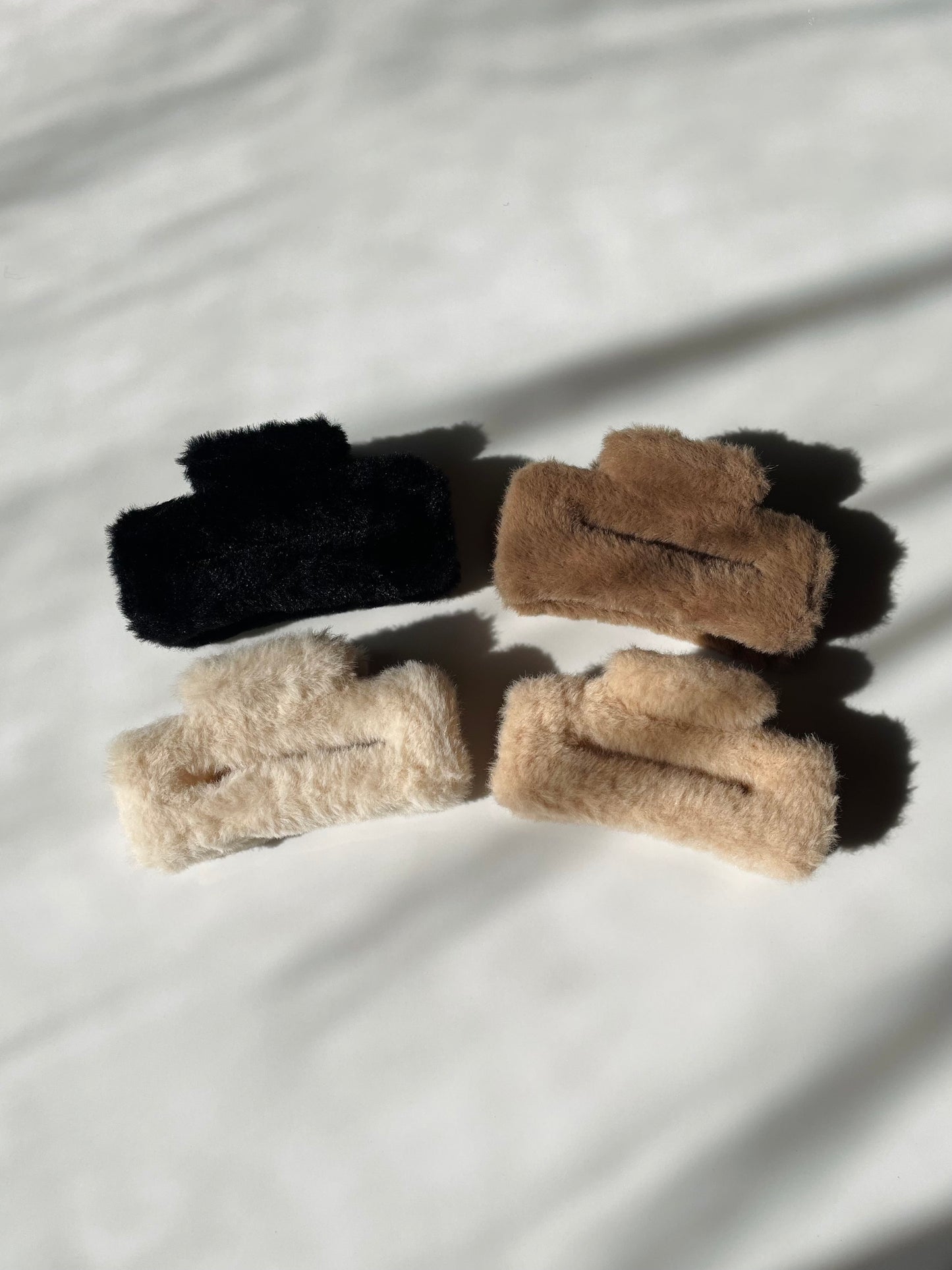 Square Fluffy Clips