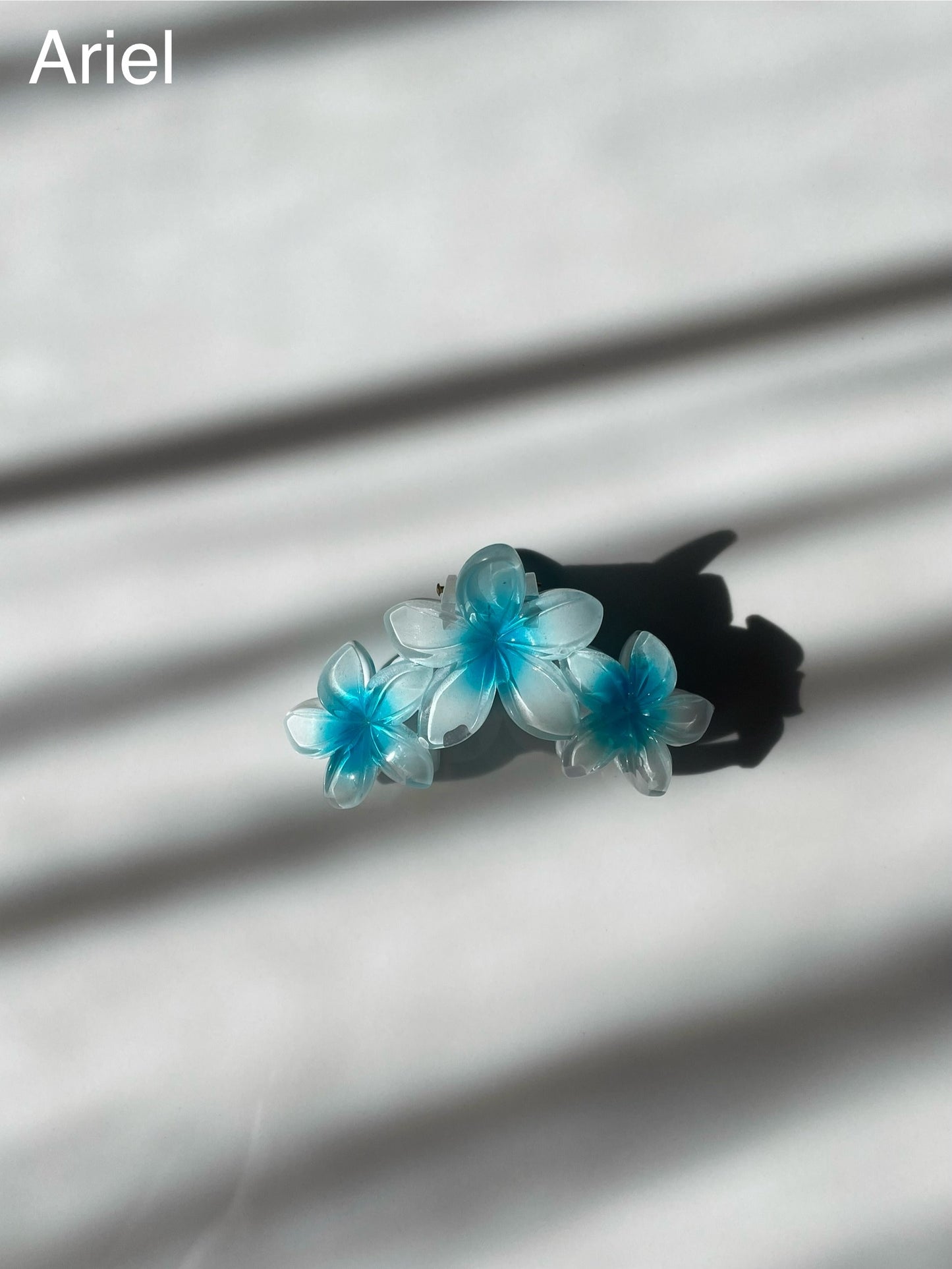 Trio Flower Claw Clips